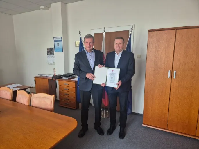 ODOVZDÁVANIE OSVEDČENIA O ZHODE SPOLOČNOSTI OBUV ŠPECIÁL, spol. s. r. o. Bardejov